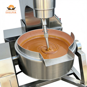 Marmite de cuisson industrielle en <span class=keywords><strong>cuivre</strong></span> CE pour le sucre | Bouilloire en <span class=keywords><strong>cuivre</strong></span> chauffée à l'électricité/gaz multi-usages pour la fabrication de sirop, de <span class=keywords><strong>caramel</strong></span>, de bonbons et de confiture - Product Image 1