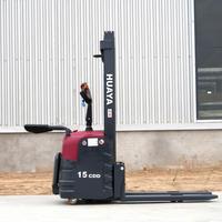 Chariot élévateur transpalette électrique robuste de 1, 1,5 et 2 tonnes, hauteur de levage 1m-5m, chariot élévateur monté sur camion à double levage – Vente directe usine