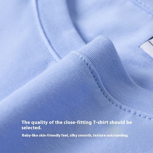 批发夏季凉爽弹力不变形纯色短袖单肩宽松奥迪尔女式t恤 - Product Image 2