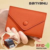 Porte-cartes en cuir de vachette première couche à motif litchi pour femme, nouveau style, porte-cartes de permis de conduire en cuir véritable