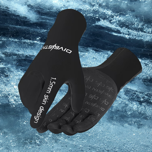 Gants de plongée DIVESTAR OEM&ODM en néoprène 1,5 mm, doux, épais, super élastiques, imperméables, écologiques et respirants, équipement de plongée pour - Product Image 3
