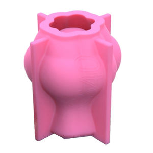 Facile à utiliser 3D surface lisse fine rétro classique bouteille elliptique bricolage silicone béton résine plâtre pot pot moule - Product Image 5