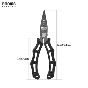 Alicates de Pesca Booms Fishing F07 de 6 Pulgadas de Acero Inoxidable con Cordón en Espiral y Funda - Product Image 6