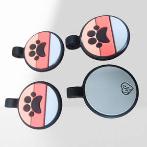 Etiquetas de Silicona Personalizadas para Perros y Gatos |   Placas de Identificación para Perros con Código QR Grabable |   Accesorios Personalizados para Collares de Identificación de Mascotas - Product Image 3
