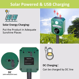 Répulsif à ultrasons pour animaux X-Pest 2024 mise à niveau répulsif pour <span class=keywords><strong>chat</strong></span> à énergie solaire pour une utilisation intérieure et extérieure Source USB EU USA Stocks - Product Image 5