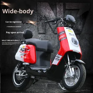 Moto électrique Big Bull N7 à pneus larges, toute neuve, haute vitesse 90 km/h, batterie au graphène haute puissance 35Ah, vélo de livraison modifié - Product Image 3
