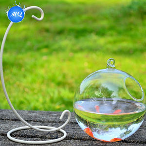 Vase suspendu en verre de luxe pour plantes - Planteur moderne écologique transparent pour intérieur/extérieur, décoration de bureau, macramé, salle de bain, chambre à coucher - Product Image 3