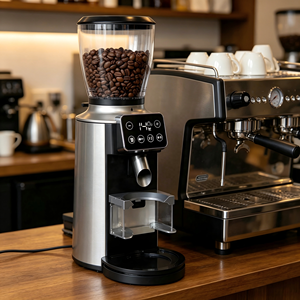 PANCERKA Molinillo <span class=keywords><strong>de</strong></span> Café Eléctrico Inteligente Pequeño Automático con Muelas Cónicas para Espresso Italiano 110V/220V <span class=keywords><strong>Comprar</strong></span> para el Hogar - Product Image 2
