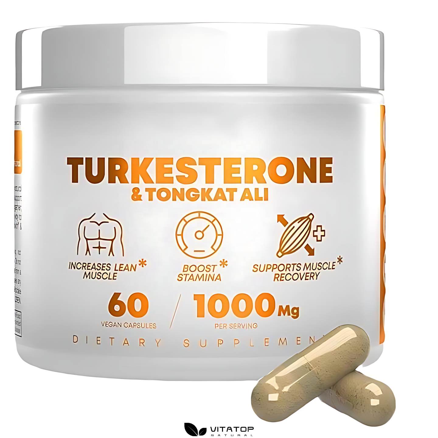 OEM Turkesterone капсулы 1000 мг, добавка, экстракт Ajuga Turkestanica для увеличения роста мышц