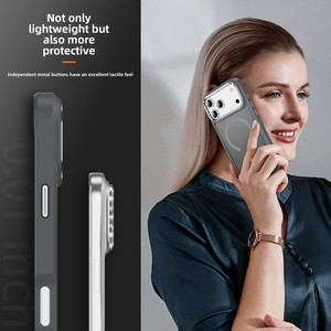 Funda Protectora para Teléfono con Protección de Cámara de Metal Anti-Impresiones Digitales y Anti-Golpes con Acabado Mate para iPhone 18 17 16 15 Pro Max de Fábrica de Guangzhou - Product Image 4