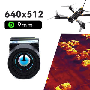 Caméra <span class=keywords><strong>thermique</strong></span> miniature Axisflying, caméra infrarouge FPV pour drone, sortie CVBS, 256*192, 384*288, 640*512, accessoires de drone <span class=keywords><strong>RC</strong></span> en aluminium - Product Image 1