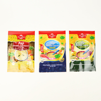 Emballage personnalisé de bouillie de céréales de petit déjeuner, sac de poche à fermeture arrière pour collations comestibles
