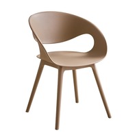 Chaise en plastique empilable épaissie, style nordique moderne et simple, pour la maison, la restauration commerciale et les salons de thé, modèle populaire sur internet