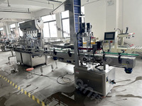 Machine à sceller automatique pour remplissage de bouteilles d'eau liquide Sauce Jus Savon Remplissage Capsulage Etiquetage Pâte de miel Machines de fermeture de bouchons de remplissage