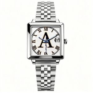 Montres automatiques de luxe personnalisées ODM OEM, nouveau style, boîtier carré de 34 mm, acier inoxydable 316L, montres mécaniques analogiques pour femmes - Product Image 3