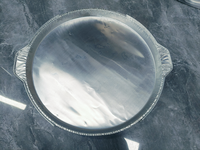 Plaques de cuisson pour pizza en aluminium personnalisables, résistantes au four, pour rôtir, lot de 10, lot de 20, lot de 30