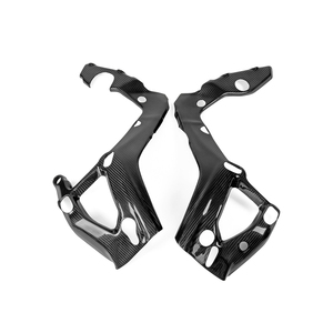 ฝาครอบเฟรมลายทแยงคาร์บอนไฟเบอร์100% รถจักรยานยนต์ + ฝาครอบสวิงสำหรับ <span class=keywords><strong>S1000RR</strong></span> <span class=keywords><strong>2020</strong></span> - Product Image 5