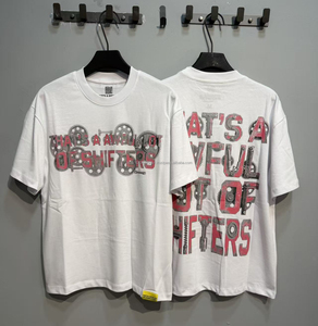 T-shirts décontractés amples et imprimés pour hommes, 100 % coton épais de qualité supérieure, motif « THAT'S A AWFUL LOT OF COUGH SYRUP » - Product Image 1