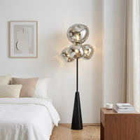 Lampes sur pied en fer LED E27 de style scandinave nordique, design moderne, abat-jour en acrylique, éclairage décoratif pour salon, bureau, hôtel
