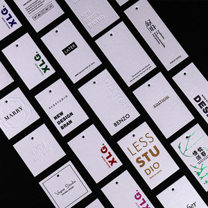 ป้ายห้อยสินค้าแบบนูน ปรับแต่งได้ตามต้องการ ผลิตจากกระดาษพิเศษ ออกแบบโลโก้สำหรับเสื้อผ้า รองเท้า กระเป๋า ป้ายแขวนที่เป็นมิตรต่อสิ่งแวดล้อม - Product Image 6