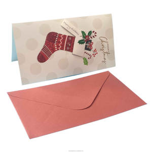 Carte de vœux élégante en feuille d'or et d'argent pour nouveau-né américain, invitation de <span class=keywords><strong>mariage</strong></span>, cartes de remerciement kraft avec enveloppe - Product Image 5