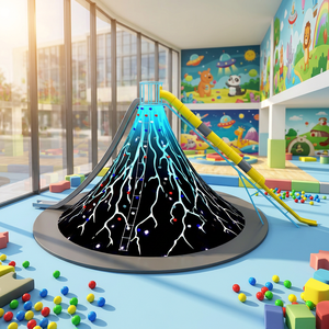 Aoleao Custom Volcano Theme Indoor Playground Ball <b>Pool</b> <b>Slide</b> Climbing for Kids Soft Play CE TUV Certified - Product Image 1