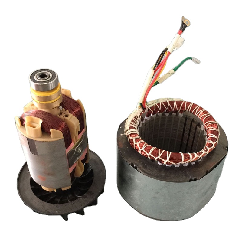 electric generator rotor and stator