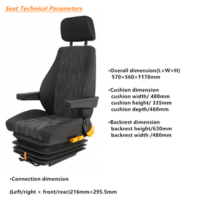 Sedile di Guida SL Luxury con Sospensione per Camion Hino Daf <span class=keywords><strong>Renault</strong></span> - Product Image 4