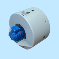 Ventilateur centrifuge externe G355 à moteur AC, ventilateur de ventilation industriel, haute pression d'air, 380V, IP55