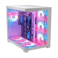 Boîtier PC ATX Full Tower neuf avec ventilateurs, boîtier micro ATX, boîtier PC gaming, cabinet PC gaming
