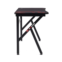 Bureau de jeu en métal de style moderne JR RACING JR-GD007 de haute qualité, large, pour la maison ou le bureau, avec fonction de réglage en hauteur, vente en gros
