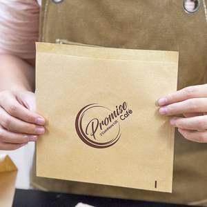 Bolsa de Papel Kraft Ecológica Personalizada para Comida Rápida con Laminación, Bolsa de Papel Impresa Resistente a la Grasa para Pizza y Hamburguesas - Product Image 5