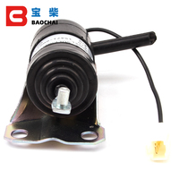 15471-60010 BAOCHAI Solénoïde d'arrêt moteur Kubota pour générateur diesel, électrovanne de coupure de carburant pour moteurs Z482 D722 B1550