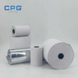 Rollos de Papel Térmico de 80x60mm, 48gsm, Certificados por FSC, Personalizados por el Fabricante, Paquetes de 50 Unidades, para Impresoras de Restaurantes y Cajas Registradoras - Product Image 1