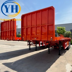 Meilleure vente : Semi-<span class=keywords><strong>remorque</strong></span> plateau pour conteneurs, qualité supérieure, prix fabricant imbattable - Product Image 1