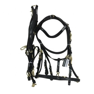 Brida de caballo colorida estilo PVC Con riendas. - Product Image 2
