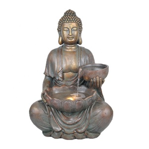 Nouvelle fontaine d'eau Bouddha géante 2024 en polyrésine pour la décoration - Product Image 6