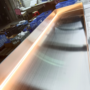 נישה למקלחת מנירוסטה 304 בצבע PVD, נישה קיר עם תאורה ותא אחסון שקוע, סיטונאי מהמפעל - Product Image 2