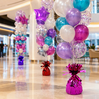 Ballons de décoration de fête d'anniversaire et de la Saint-Valentin en gros, accessoires pour ballons, poids pour ballons en latex avec hélium