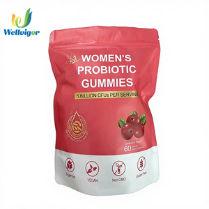 Gomitas Probióticas para Mujeres, 5 Mil Millones de UFC, Sabor Arándano, 60 Unidades, Veganas, Sin Azúcar, Prebióticos que Aumentan la Energía, <span class=keywords><strong>Suplemento</strong></span> 3 en 1 - Product Image 1