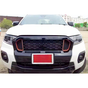 Calandre avant en ABS de haute qualité, 4 pièces, Grille avant avec éclairage, pour Ford Ranger T7 2017 2020 - Product Image 2