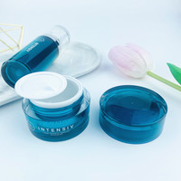Pot en céramique haut de gamme 30g/50g - Design acrylique droit, personnalisable (emballage de crème cosmétique)