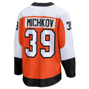 Maillots de hockey cousus pour hommes 11 Travis Konecny 39 Matvei Michkov 14 Sean Couturier 74 Owen Tippett 46 Trevor Zegras S-3XL - Product Image 4