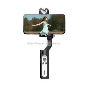 Hohem iSteady V2S Selfie Stick Smartphone Gimbal Phone Built in AI, 3 Level Fill Light, Fold and Pocket-Size Portable 3 Axis Gim