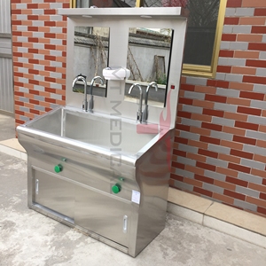 Équipement vétérinaire acier inoxydable animal deux personnes lavage clinique chien natation toilettage évier de bain - Product Image 2