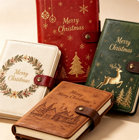 Carnet à spirales personnalisé avec logo imprimé numérique, couverture rigide, couleurs personnalisées, papier artistique - Cadeau de Noël 2026