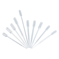 Spécifications compte-gouttes en plastique multiple avec échelle pipette pasteur jetable