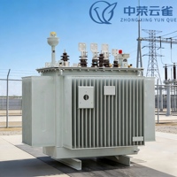 Transformateur immergé dans l'huile série S, trois phases, 30 kVA, haute tension 35/38,5 kV, basse perte 0,4 kV, 50 Hz, certifié CE, pour alimentation résidentielle rurale