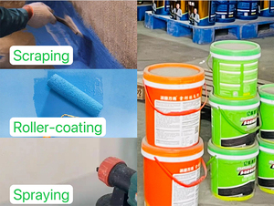 Revestimiento de Pared Impermeable, Pintura de Emulsión, Material de Construcción, Barniz de Látex para Paredes Interiores y Exteriores de Casas Nuevas - Product Image 2