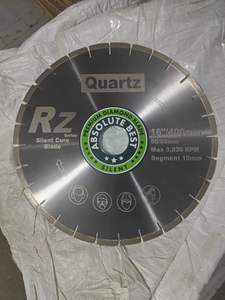 Hoja de sierra segmentada de diamante para corte de piedra de cuarzo, hoja de sierra de 14 pulgadas y 350mm para corte de mármol - Product Image 2
